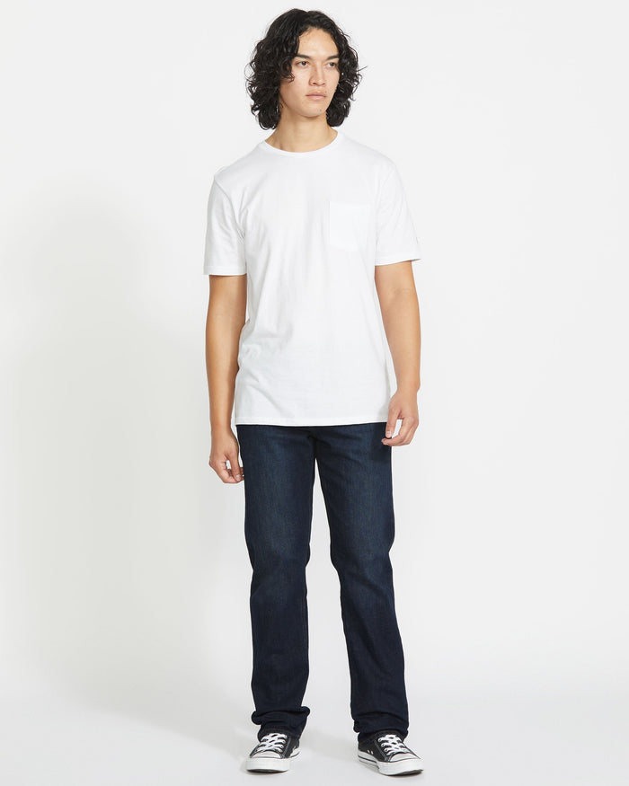 Men's Solver Modern Fit Jeans-New Vintage Blue-Volcom
