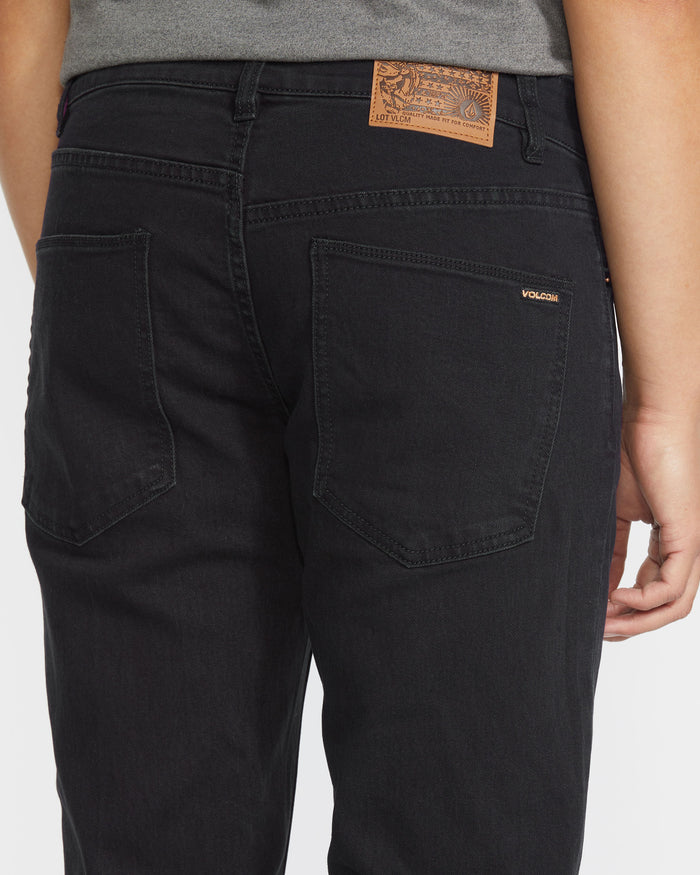 Men's Solver Modern Fit Jeans-Black Out-Volcom
