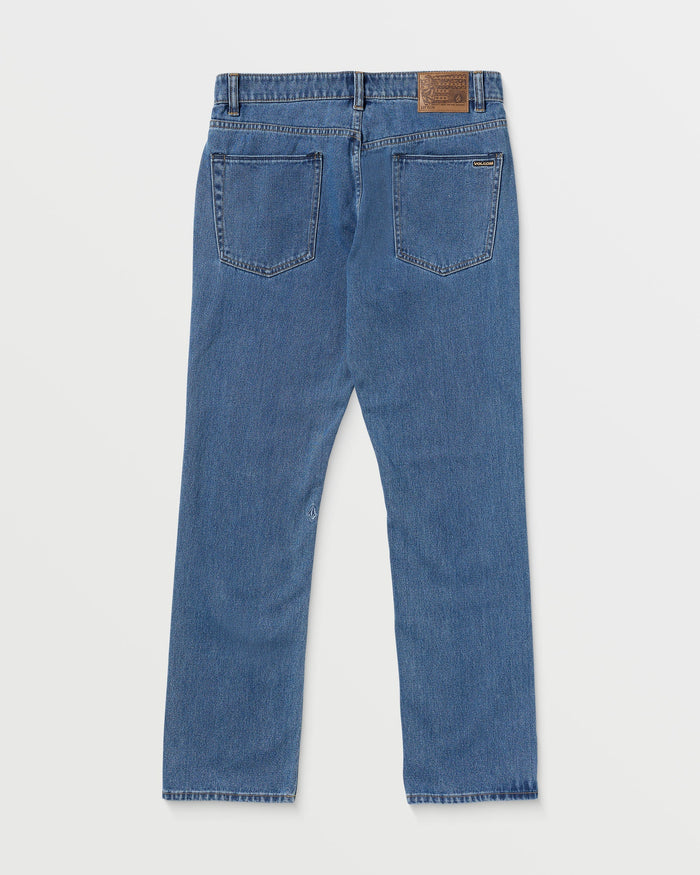Men's Solver Modern Fit Jeans-Standard Issue Blue-Volcom