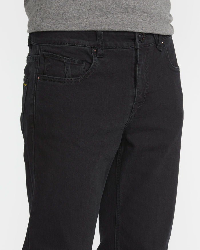 Men's Solver Modern Fit Jeans-Black Out-Volcom