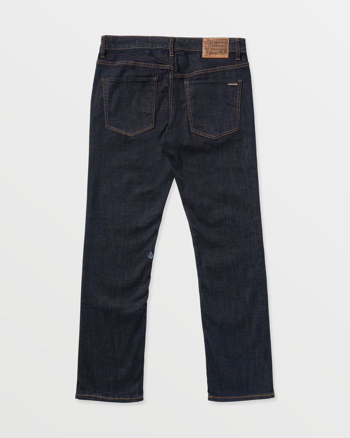 Volcom Men's Solver Jeans Rinse