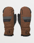 Men's Stay Dry Gore-Tex Mitts-Brown-Volcom