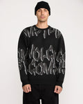 Men's Stone Jacquard Sweater-Black-Volcom