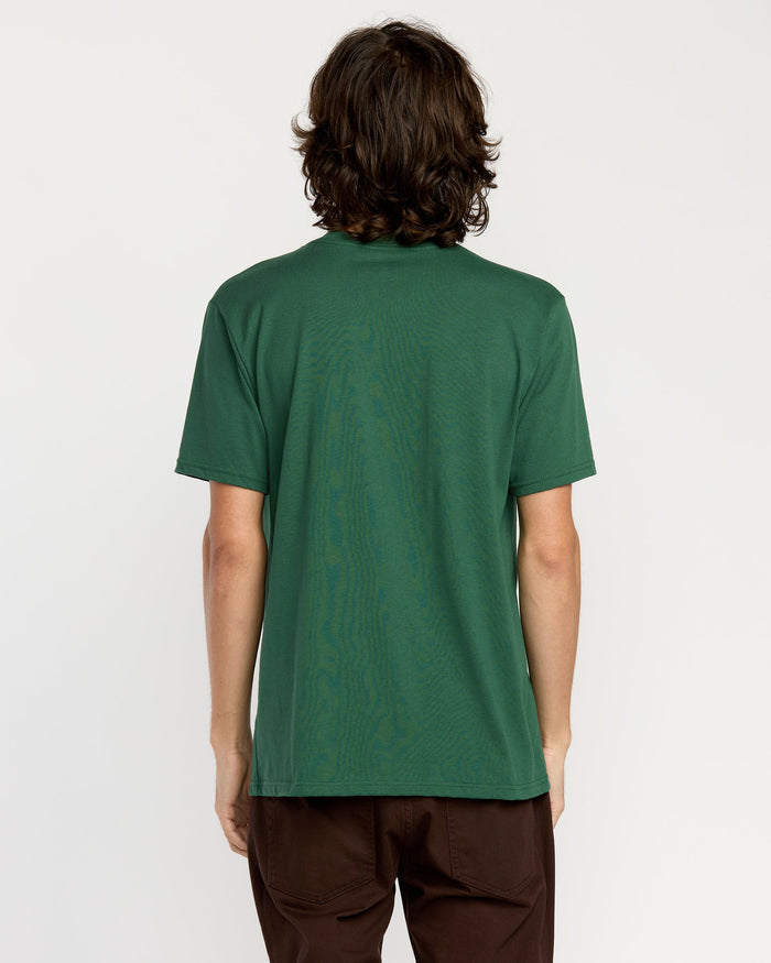 Men's Stone Lore Short Sleeve Tee-Vineyard Green-Volcom
