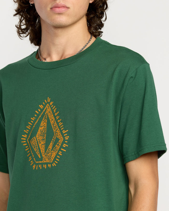 Men's Stone Lore Short Sleeve Tee-Vineyard Green-Volcom