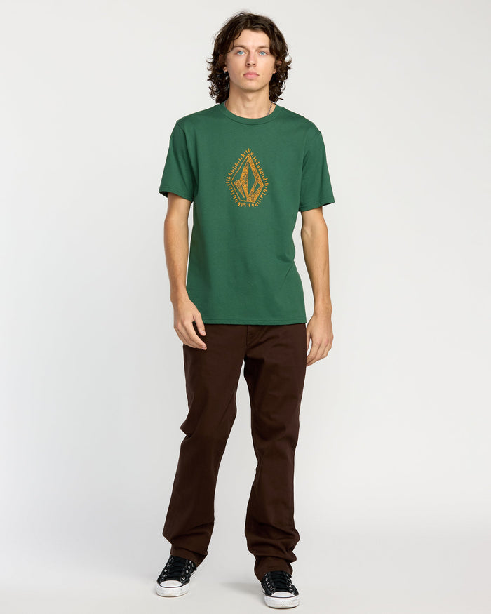 Men's Stone Lore Short Sleeve Tee-Vineyard Green-Volcom