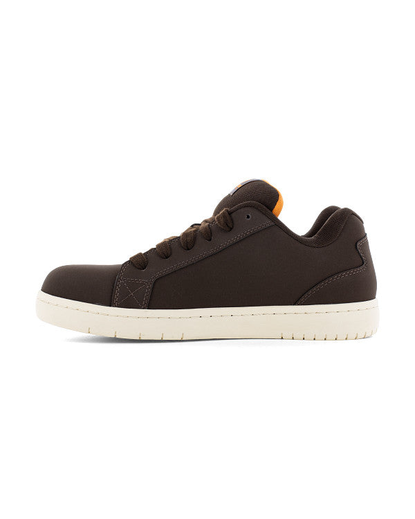 Men's Stone Op Art Work Sneakers-Dark Brown and Khaki-Volcom