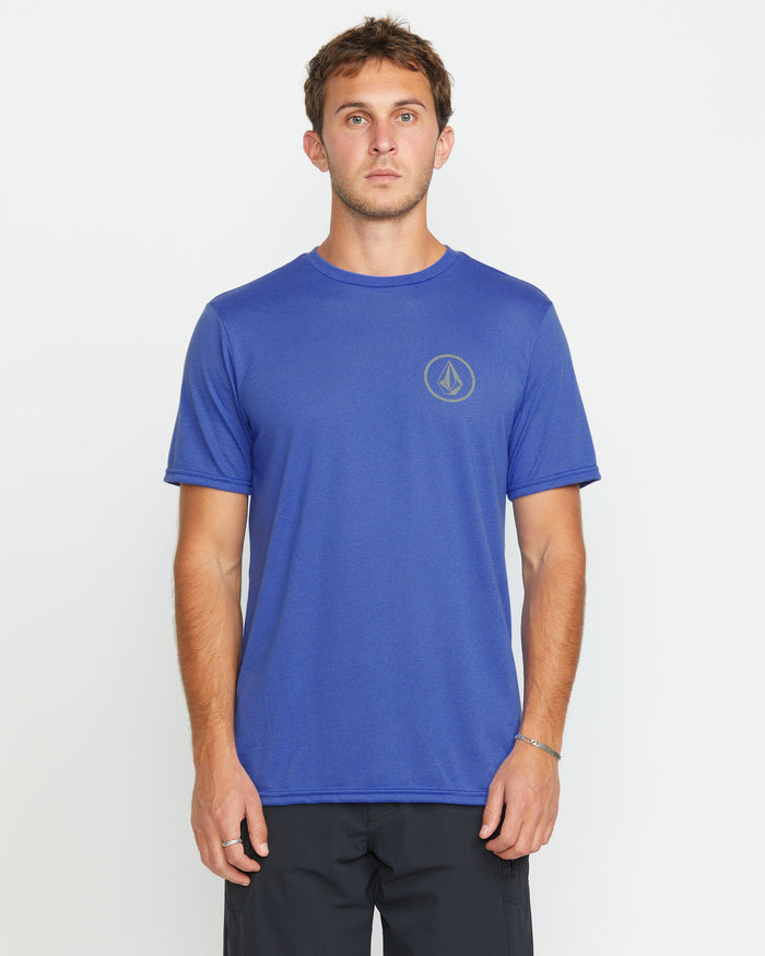 Men's Stone Tech Short Sleeve Tee-Ultramarine-Volcom