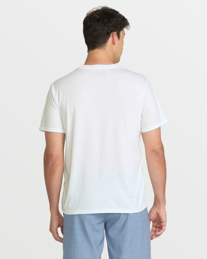 Men's Stone Tech Short Sleeve Tee-White-Volcom