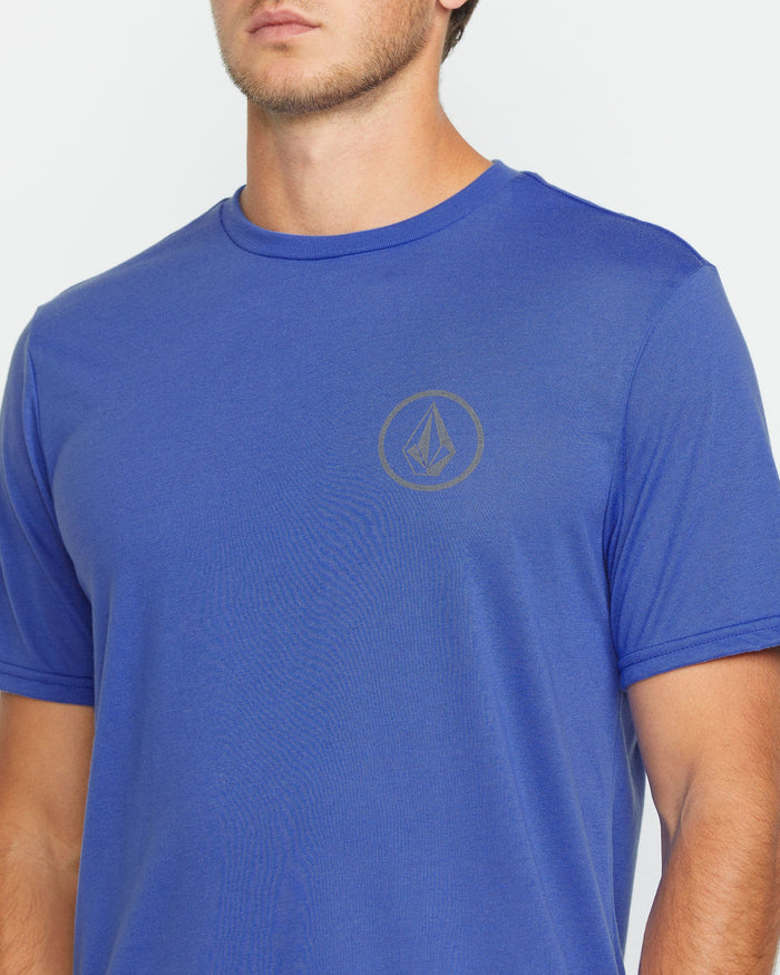 Men's Stone Tech Short Sleeve Tee-Ultramarine-Volcom