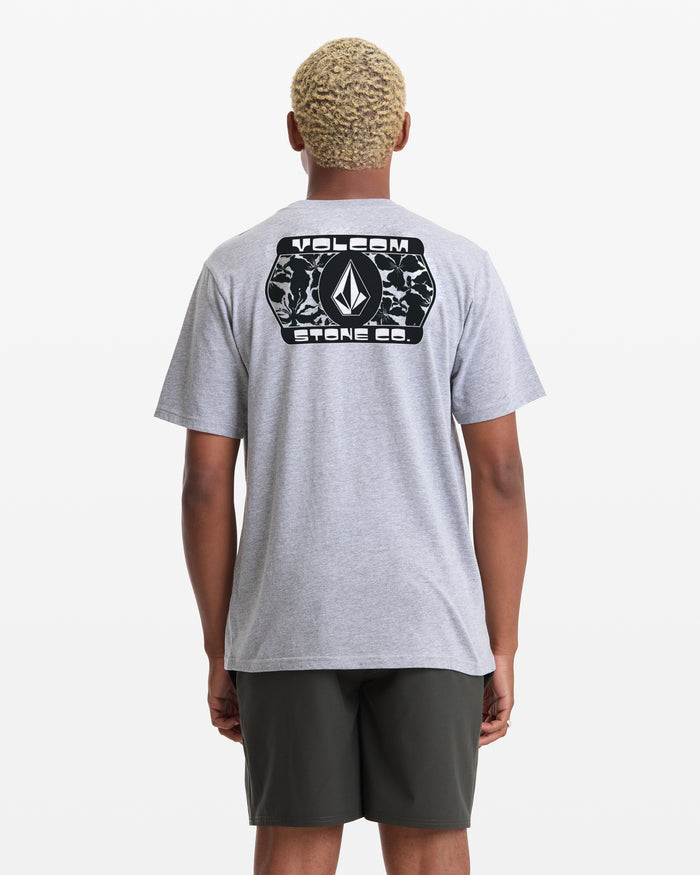 Men's Sunnies Short Sleeve Tee-Heather Grey-Volcom