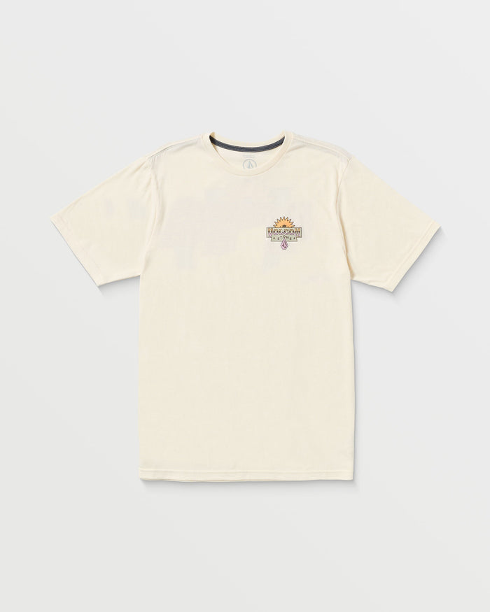 Men's Sure Thing Short Sleeve Tee-Off White Heather-Volcom