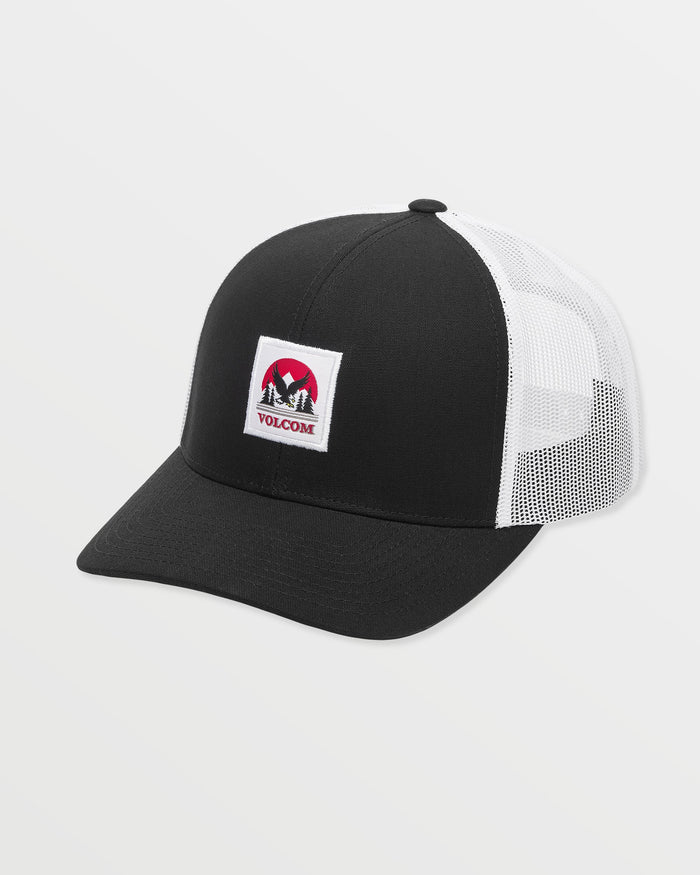 Men's Talons Trucker Hat-Black-Volcom