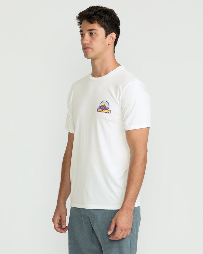 Men's Techtonic Tech Short Sleeve Tee-White-Volcom