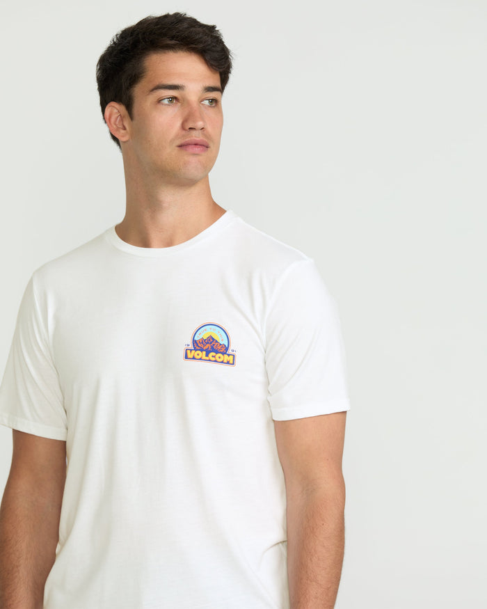 Men's Techtonic Tech Short Sleeve Tee-White-Volcom