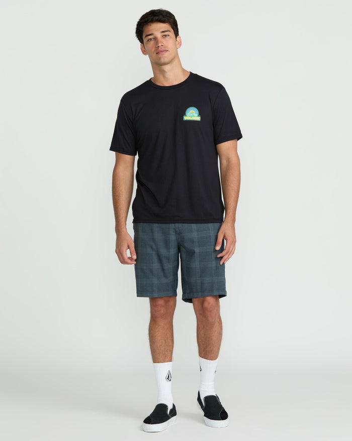 Men's Techtonic Tech Short Sleeve Tee-Black-Volcom