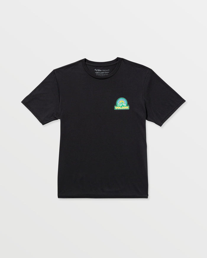 Men's Techtonic Tech Short Sleeve Tee-Black-Volcom