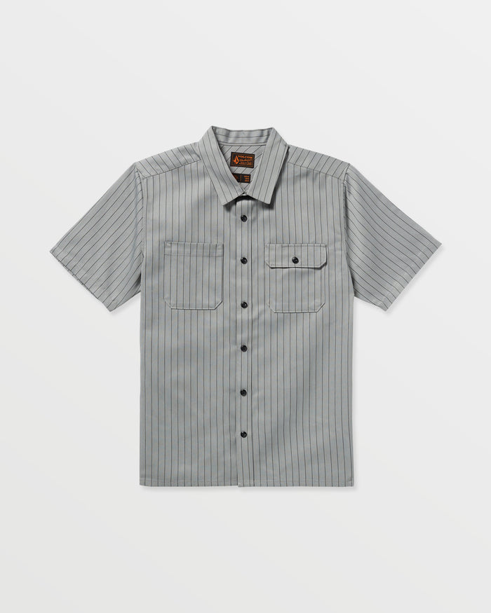 Men's Trade Stone Short Sleeve Shirt--Volcom