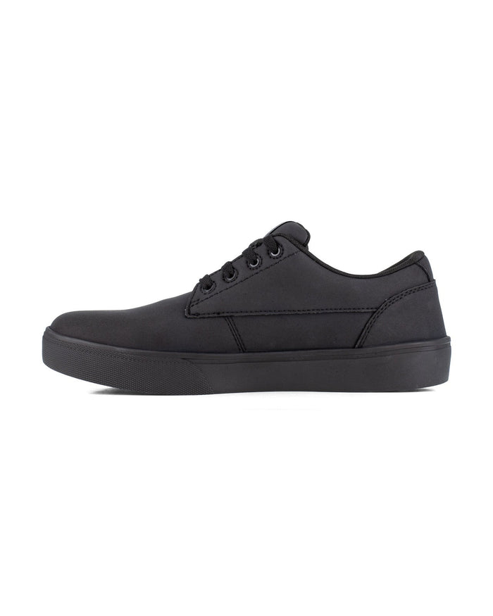 Men's True Soft Toe Water and Slip Resistant Work Sneakers-Black-Volcom