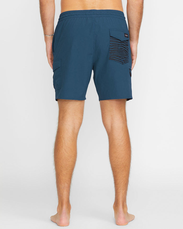 Men's Truly Liberator Trunks-Deep Blue-Volcom