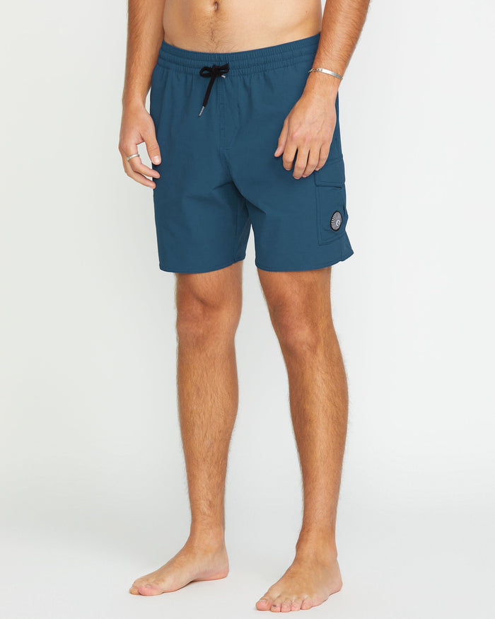 Men's Truly Liberator Trunks-Deep Blue-Volcom