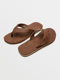 Men's Victor Sandals LX Sandals-Brown-Volcom