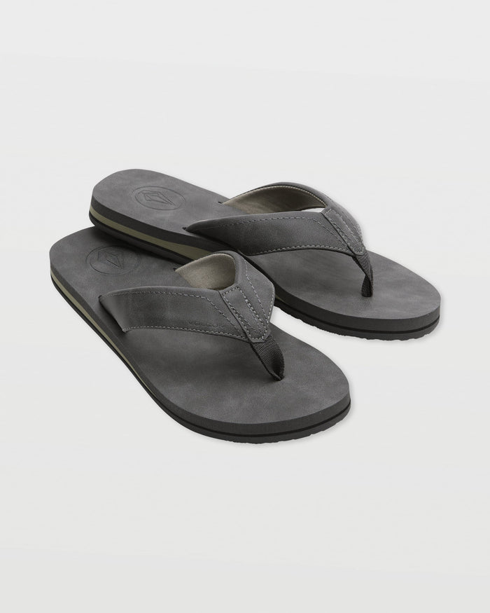 Men's Victor Sandals LX Sandals-Grey Vintage-Volcom