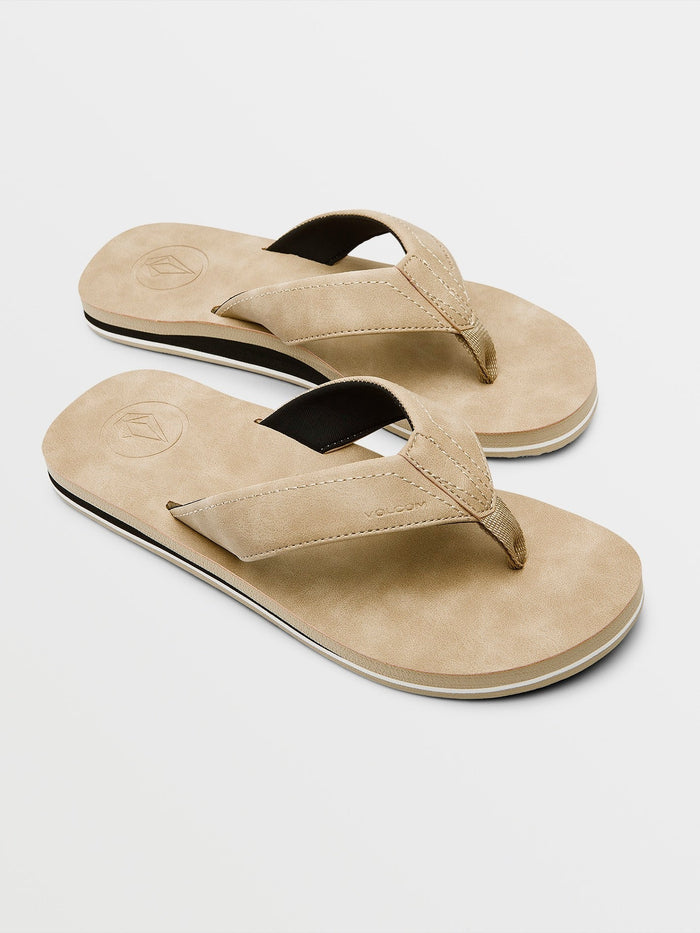 Men's Victor Sandals LX Sandals-Tan-Volcom