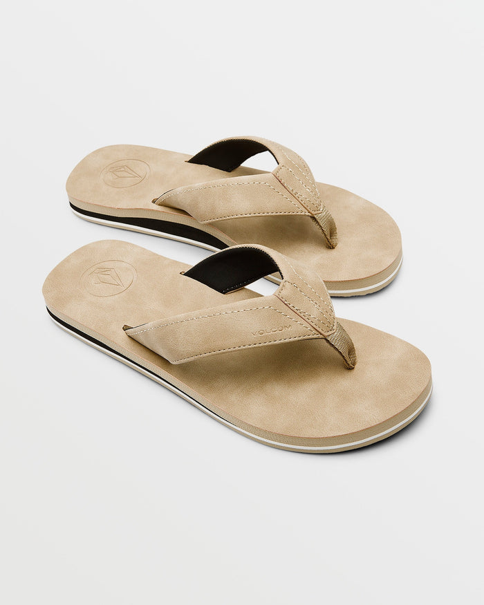 Men's Victor Sandals LX Sandals-Tan-Volcom