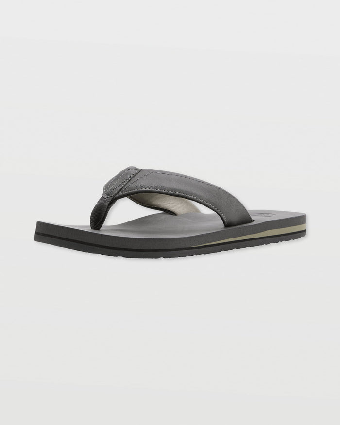 Men's Victor Sandals LX Sandals-Grey Vintage-Volcom