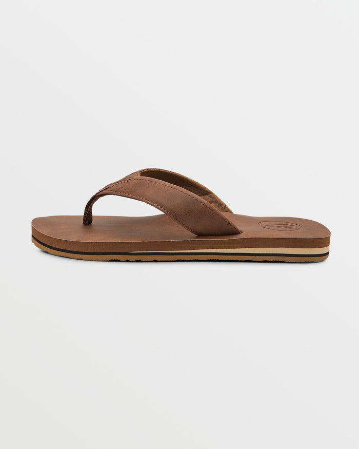 Men's Victor Sandals LX Sandals-Brown-Volcom