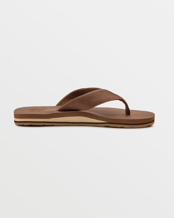 Men's Victor Sandals LX Sandals-Brown-Volcom