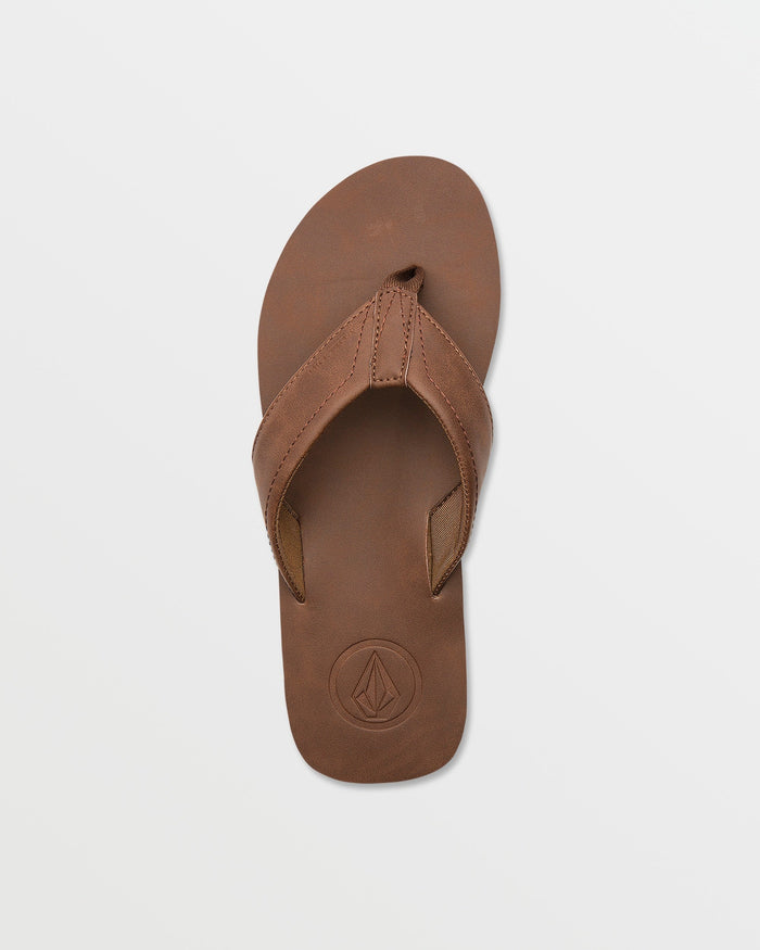 Men's Victor Sandals LX Sandals-Brown-Volcom