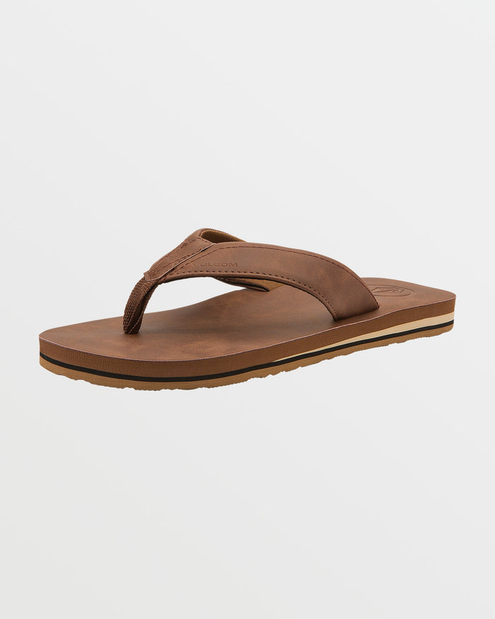 Men's Victor Sandals LX Sandals-Brown-Volcom