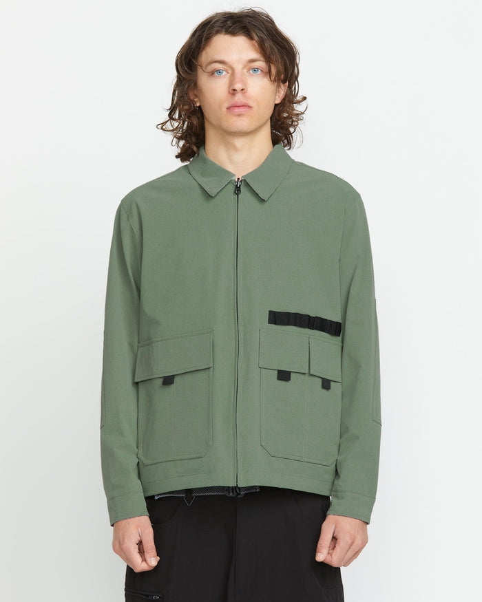 Volcom Japan Men's Sense Jacket-Light Olive-Volcom