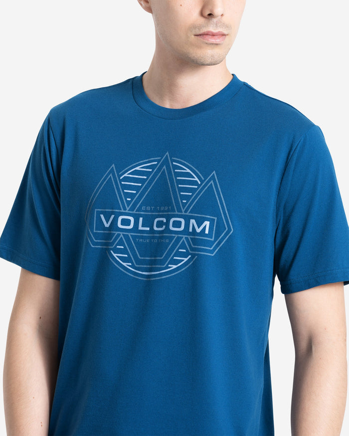 Men's Walker Short Sleeve Tee-Cosmic Blue-Volcom