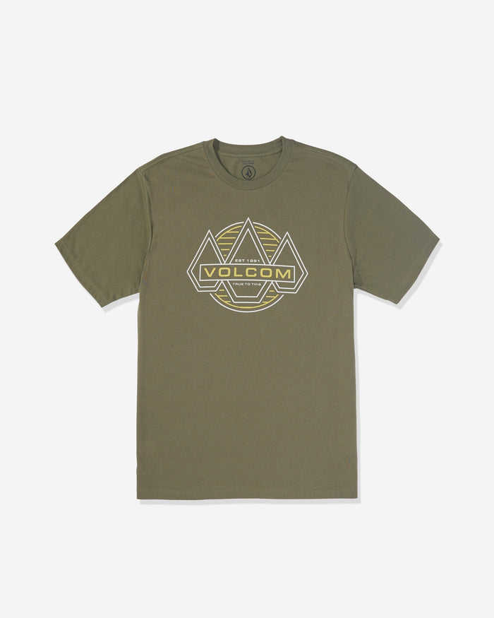 Volcom Men's Walker Short Sleeve Tee Dark Olive