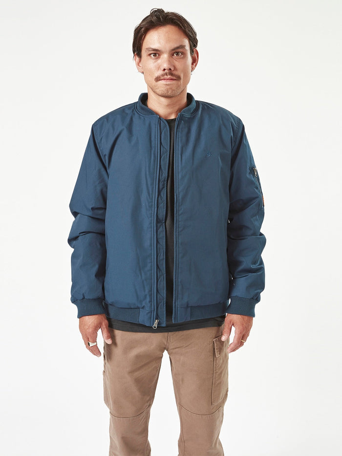 Men's Volcom Workwear Jacket-Navy-Volcom