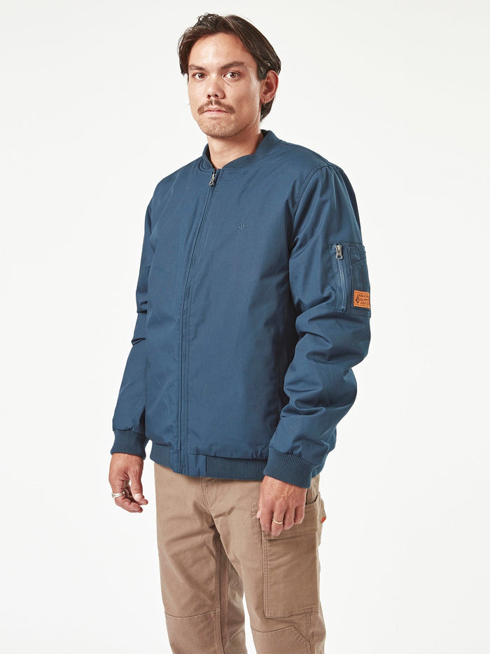 Men's Volcom Workwear Jacket-Navy-Volcom