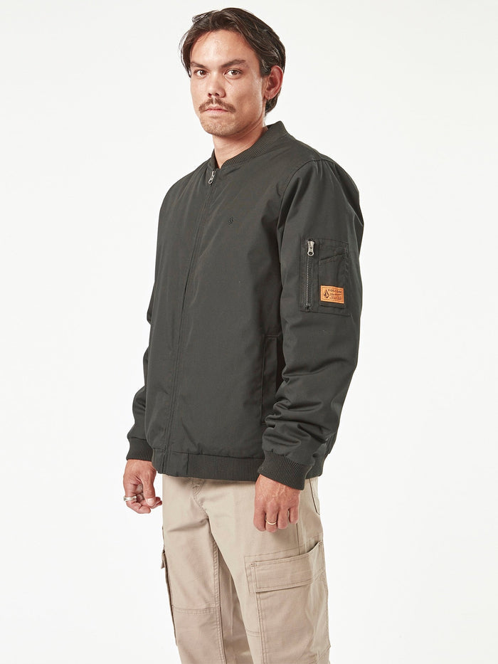 Men's Volcom Workwear Jacket-Black-Volcom
