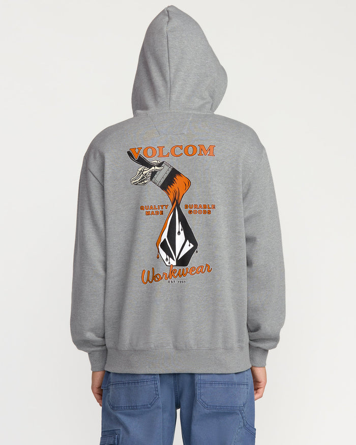 Men's Workwear Pullover-Heather Grey-Volcom