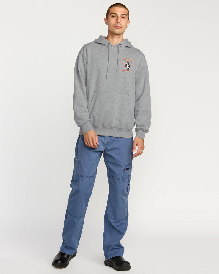 Men's Workwear Pullover-Heather Grey-Volcom