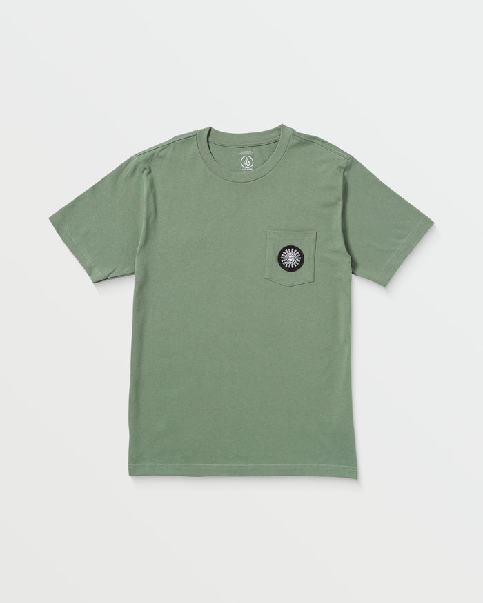 Men's Woven Label Pocket Tee--Volcom