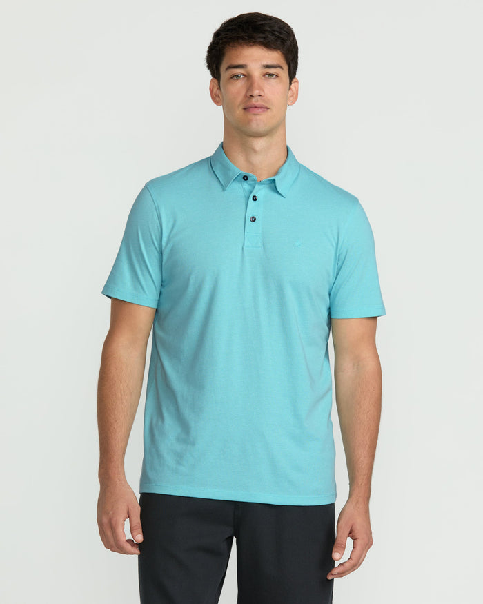 Men's Wowzer Polo Short Sleeve Shirt-Poolside-Volcom