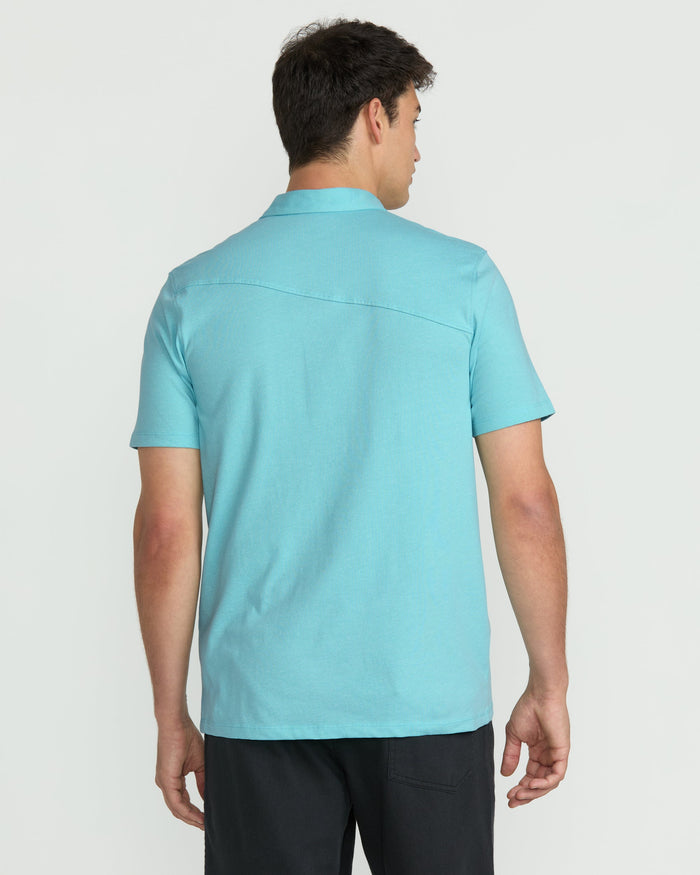 Men's Wowzer Polo Short Sleeve Shirt-Poolside-Volcom