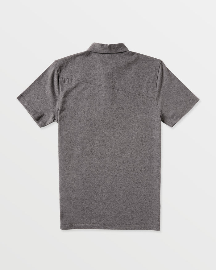 Men's Wowzer Polo Short Sleeve Shirt-Stealth-Volcom