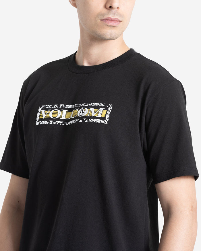 Men's You Drain Short Sleeve Tee-Black-Volcom