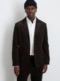 Mill Blazer In Corduroy In Chocolate