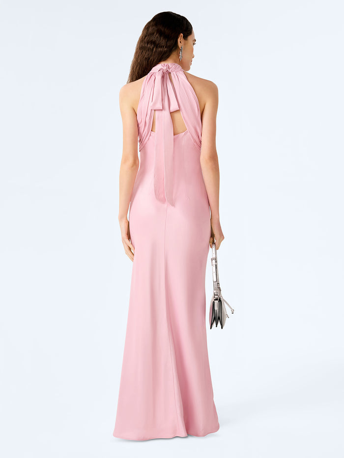 Milos Dress in Bleached Mauve