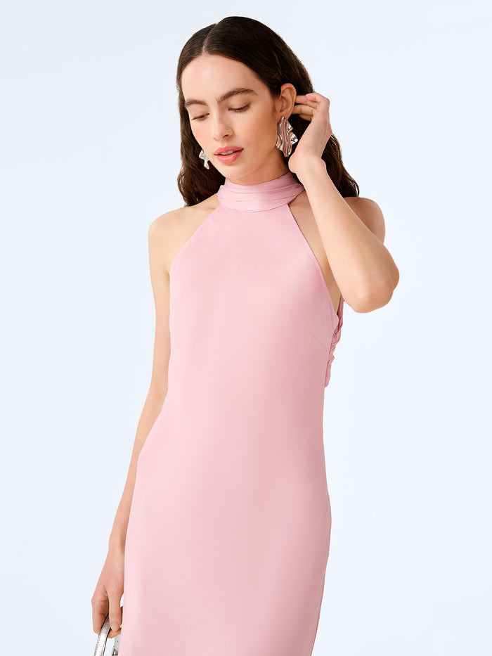 Milos Dress in Bleached Mauve